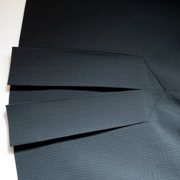 Classiques Entier Wool Blend Pencil Skirt Womens 6 Black Back Pleated Work BB04X - Picture 3 of 6